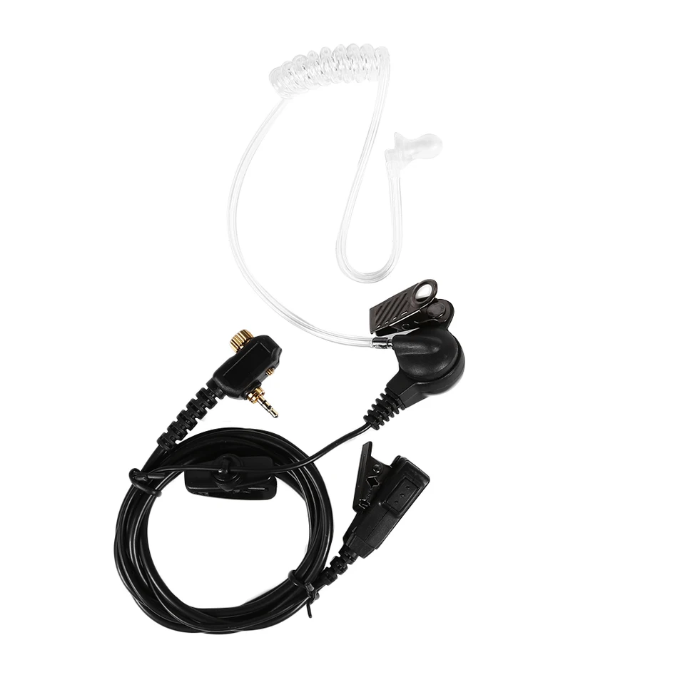 1 pin vzduchová trubica PTT slúchadlá mikrofón pre Motorola MTP850 MTS850 MTH800 Rádio použiteľné pre Walkie-Talkie MTH600 MTH650