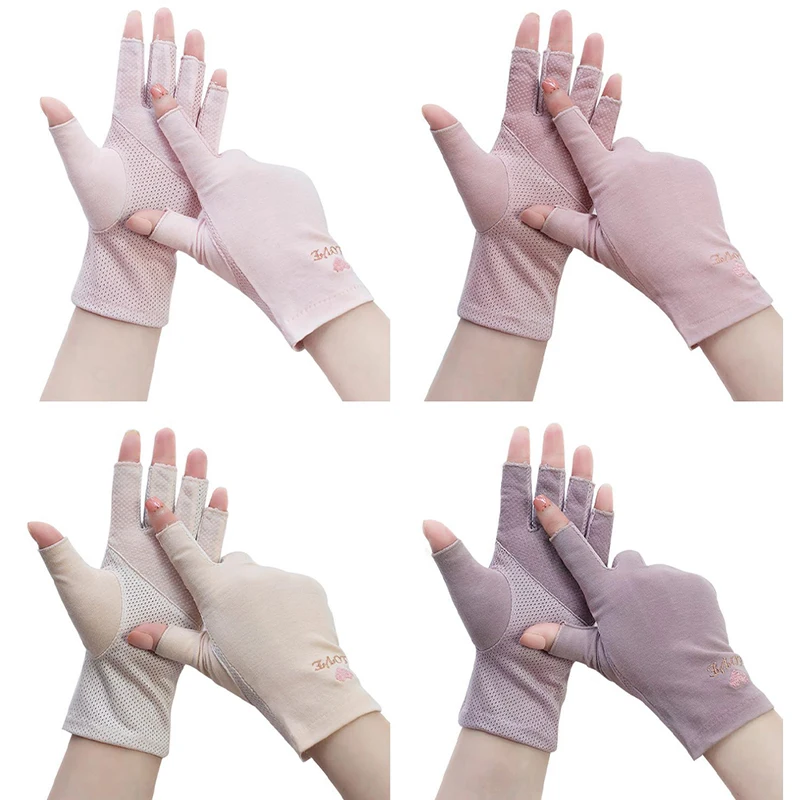 1 pár anti uv nechtových rukavíc UV Gélové gélové rukavice bez prstov manikúra nechtov na nechty LED žiarovky LED LAMP LAMP Klince Sušič Ruka ruka