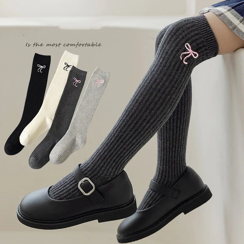 1 pár kórejských módnych legging ponožky pre deti dievča jk lolita výšivka