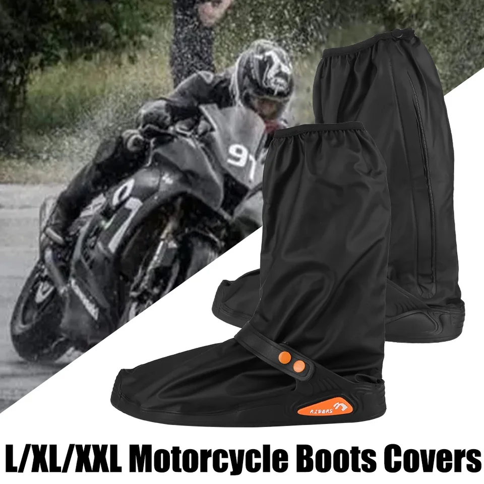 1 pár l/xl/xxl veľkosť motocykla Scooter Rain Dažďový obal na dažďový zasnežený deň nekĺzavých obalov unisexu chrániče obuvi