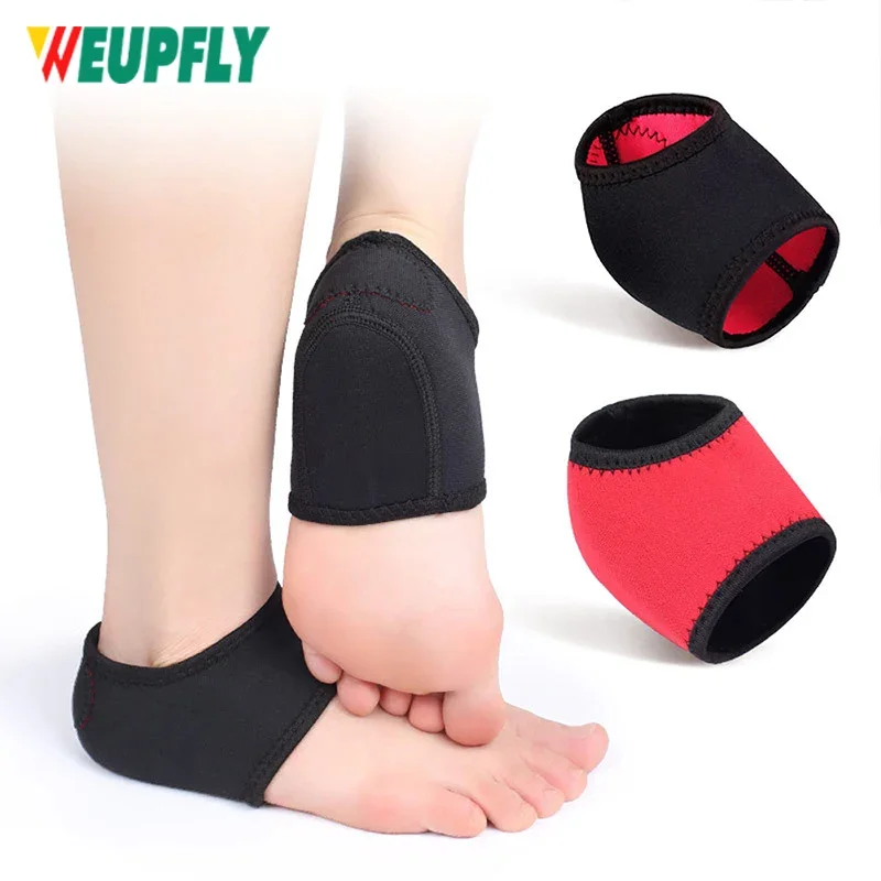 1 pár plantárnych fasciitídy nylon SBR rukáv Ochranná podpora päty