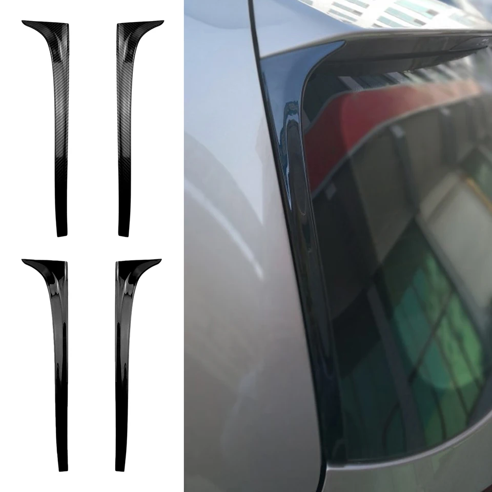 1 pár plastových krídiel na bočné okienko, kryt nálepiek, pre VW MK7, 14-18, Modifikácia vozidla,