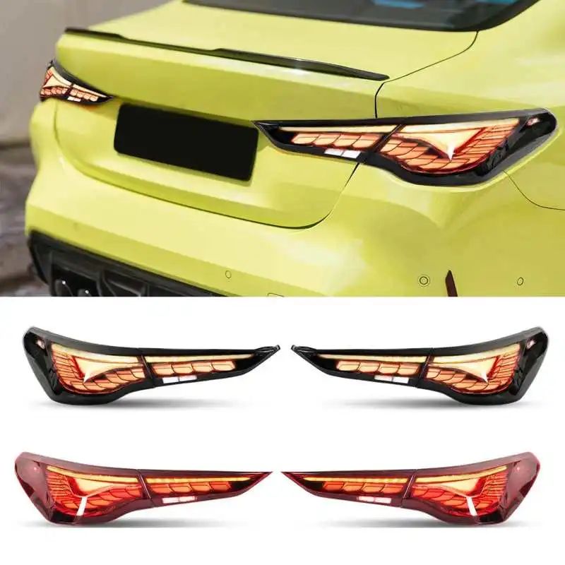 1 pár pre zostavu zadných svetiel OLED GTS so sekvenčným výmenou zákruty pre BMW 4 série G22 G23 G26 M4 G82 G83 2021+