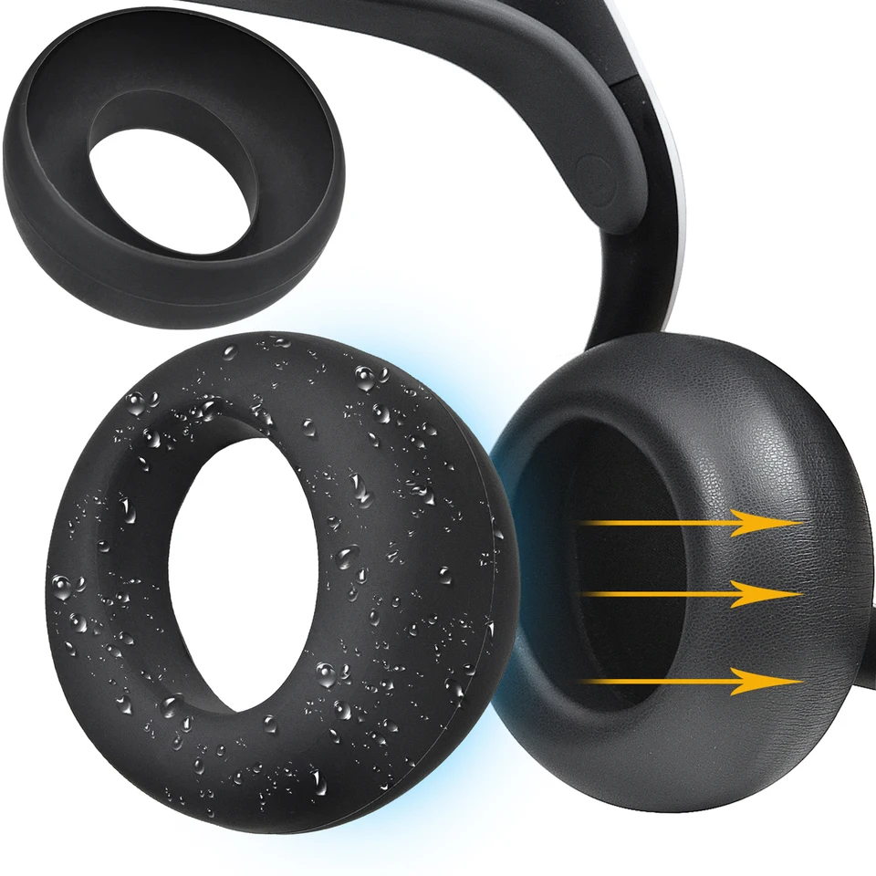 1 pár silikónových ušných vankúšikov kryt pre Sony PlayStation 5 Pulse Elite Headsets Príslušenstvo náhradné uši