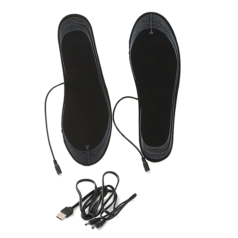 1 pár zimná USB vyhrievaná vložka topánok Elektrické ohrievanie nôh natáčanie nohy Ohrievaná ponožková podložka Rat Outdoor Sport Riding Lyžové vykurovacie stlačenie