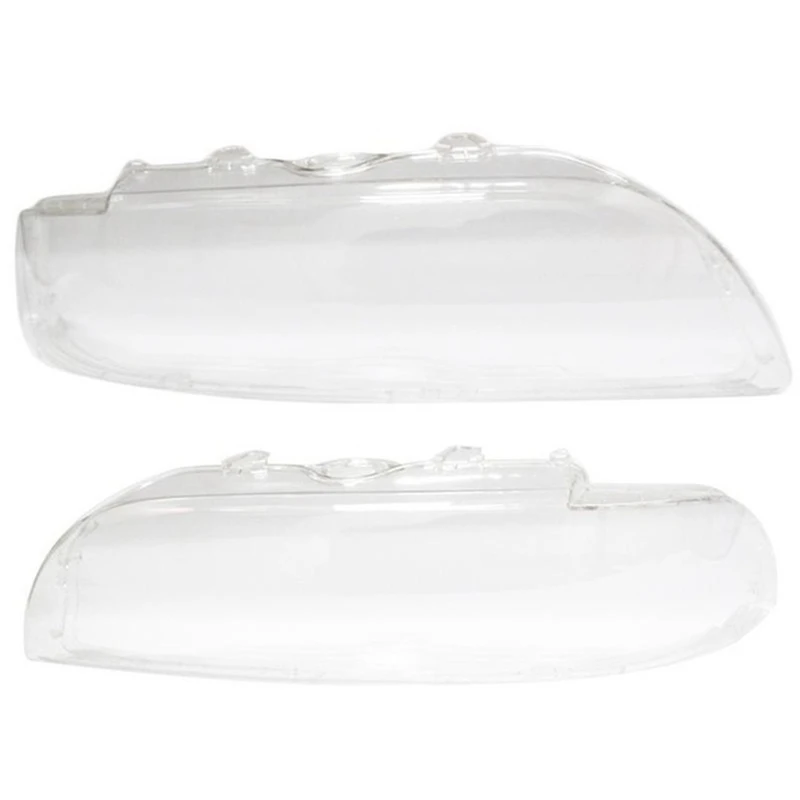 1 párová obalová krytina SHELL SHELLEGLE SLIGLE SKLASKÉ AUTOMOBILE AUTOMOBILY HLAVNÁ LAMP LAMP LASP LEFT 63128375301 pre BMW 5 Series E39 518