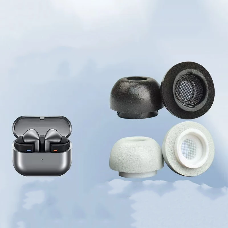 1 párová pamäťová penová uši tipy pre Samsung Galaxy Buds 3 Pro Eartips Sladké pohodlné záchvaty do prípadu nabíjania Znížte šumové ušné dochy