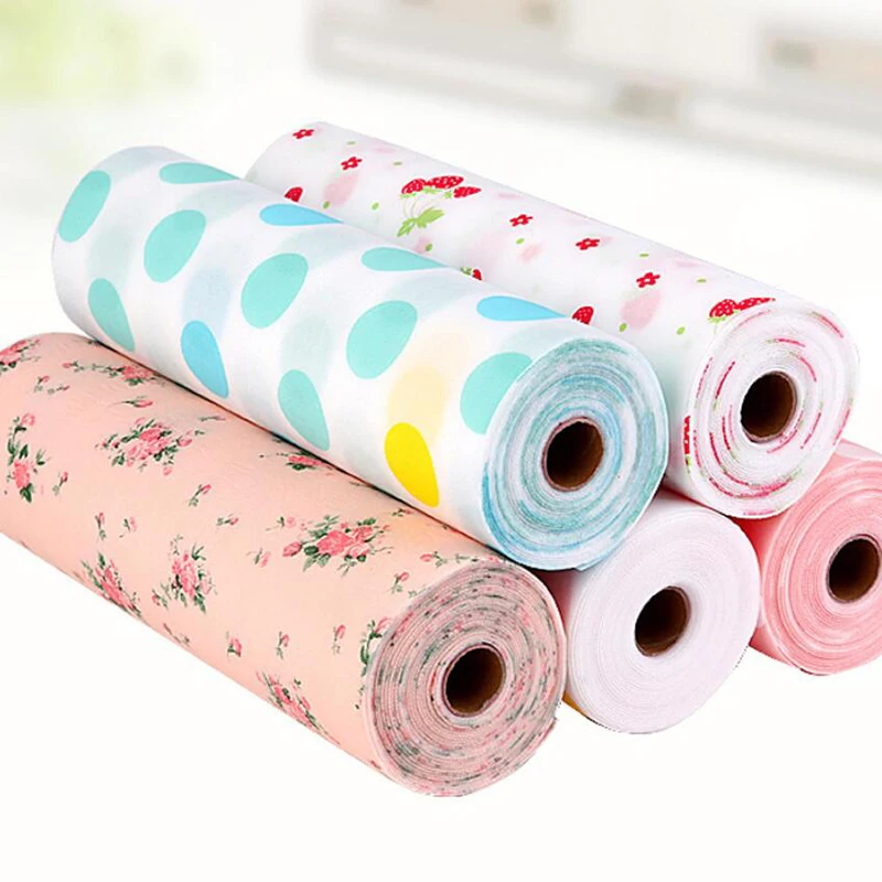 1 Roll Kuchynská nálepka stolové podložky Zásuvky na skrinku Krihové vložky skriňový skriň