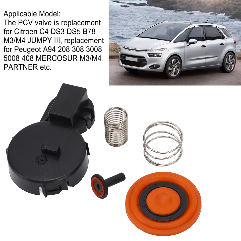 1 sada 0248S0 PCV Cover Cover Membrána 9688939180 pre Peugeot 207 208 308 3008 pre Citroen C4 DS3 DS5 B78 M3 M4 Jumpy III