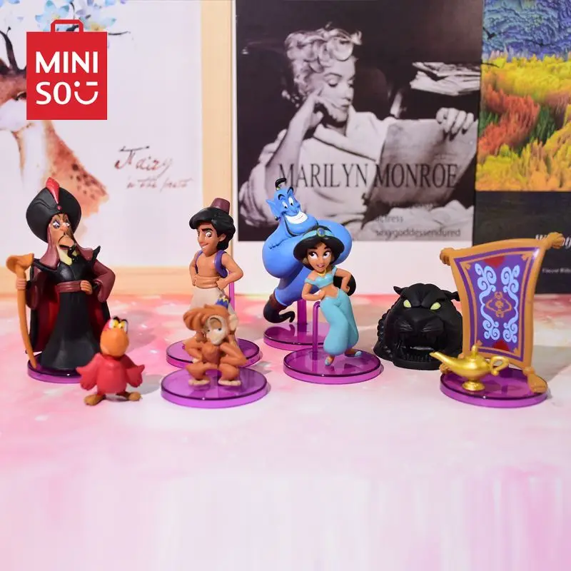1 Sada Aladdin Princezná Jasmine Hray Character Doll Cake Darček na pečenie Desktop Ozdob
