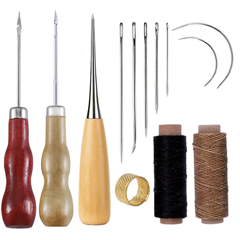 1 Sada kožených DIY SET SET TAKY VÁŠKO VAČOVANIE Ručne vyrábané kožené náradie Nástroje na opravu kužeľa COPPER KONICKÝ HACKET HOOK