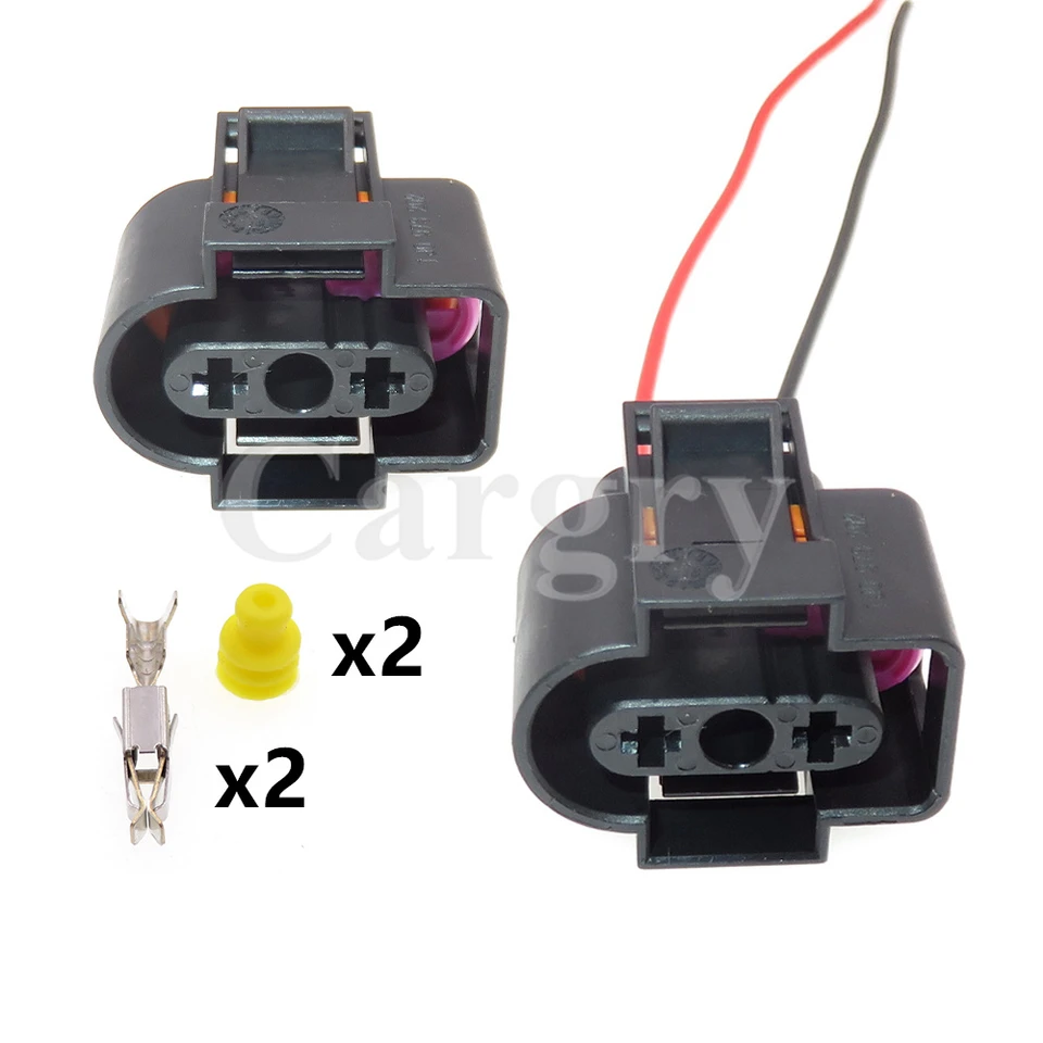1 set 2p 1J0 973 202 1J0973202 Automatický vodný sprej proti streche ambulancie AC Montážna konektorka automat Auto plastový kryt pre VW