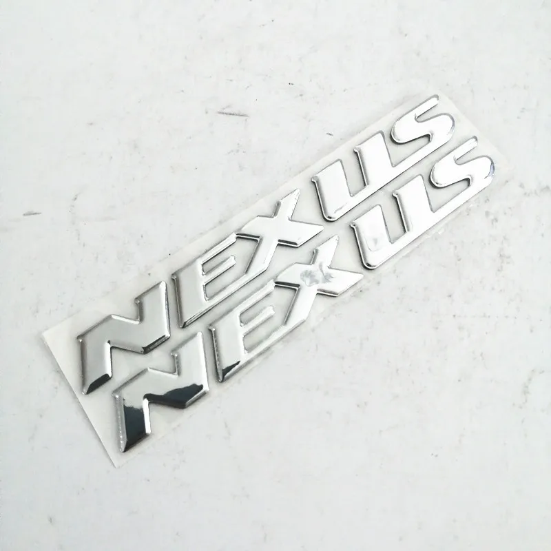 1 Set 3D Chrome Motorcycle Emblem Decals Secluter Reflexer pre motocykle Gilera Nexus 250 300 500
