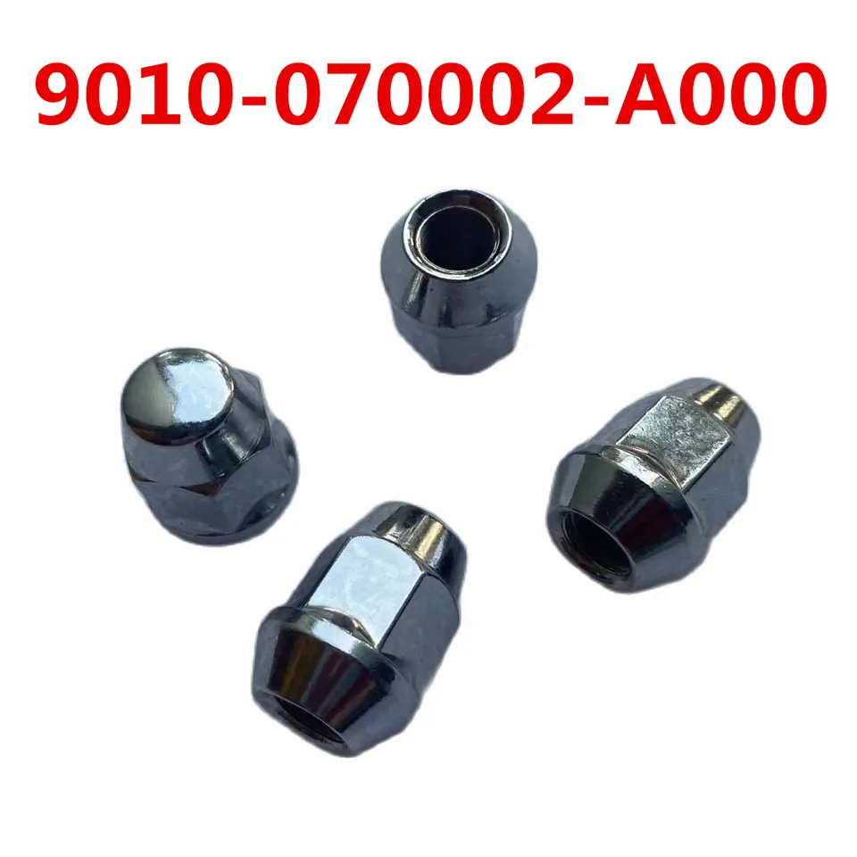 1 Set 4ks Originálne originálne orechy zliatiny kolies pre diely CF Moto ATV UTV 450/550/600/800/1000 X5 X6 X8 Quad Models 9010-070002-A000