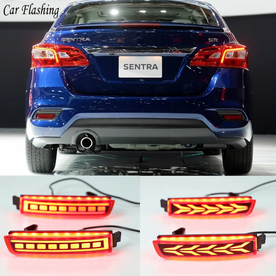 1 Set Auto LED zadný nárazník reflektor Tail Brzdenie pre Nissan Kicks Sentra Juke Murano Quest Terra Infiniti Esq QX FX