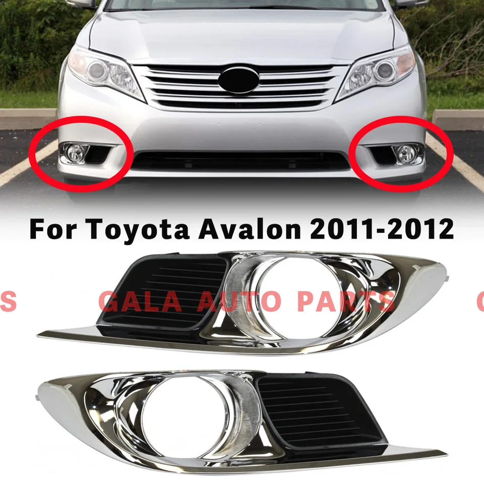 1 Set Auto Príslušenstvo vľavo Pravá hmlová lampa pre Toyota Avalon 2012 2012 52040-07040 52030-07040 Hmlové svetlo rámový kryt ráme