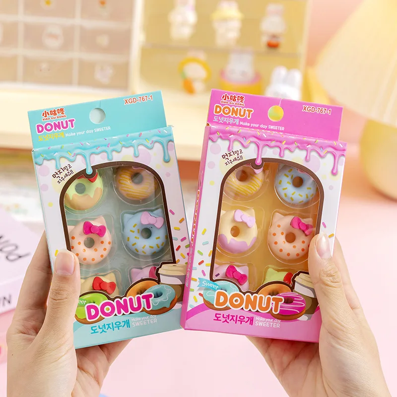 1 Set Cartoon Cat Cutor Candy Color Gumber Set Set Carysery
