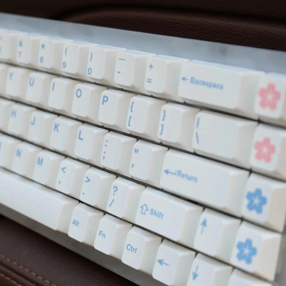 1 Set GMK Fuyu Key Caps pre MX Switch Mechanická klávesnica PBT farbivo subbed keycaps Chery Profil