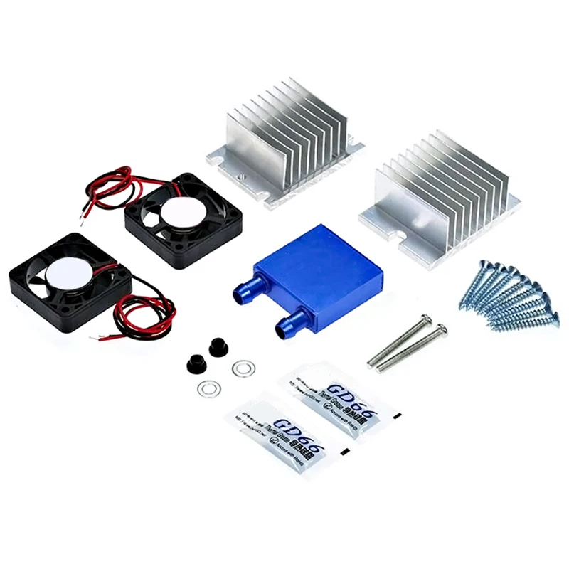 1 Set Mini Air Condigationer DIY Kit Termoelectric Peltier Chladiaci chladiaci chladiaci systém + ventilátor pre domáci nástroj