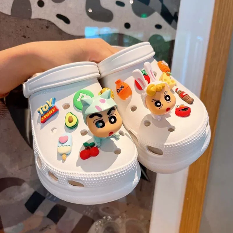 1 set miniso karikatúra 3D anime charakterová obuv kúzla živice doplnky DIY sandále zdobia chlapčenské dievčatá Dievča