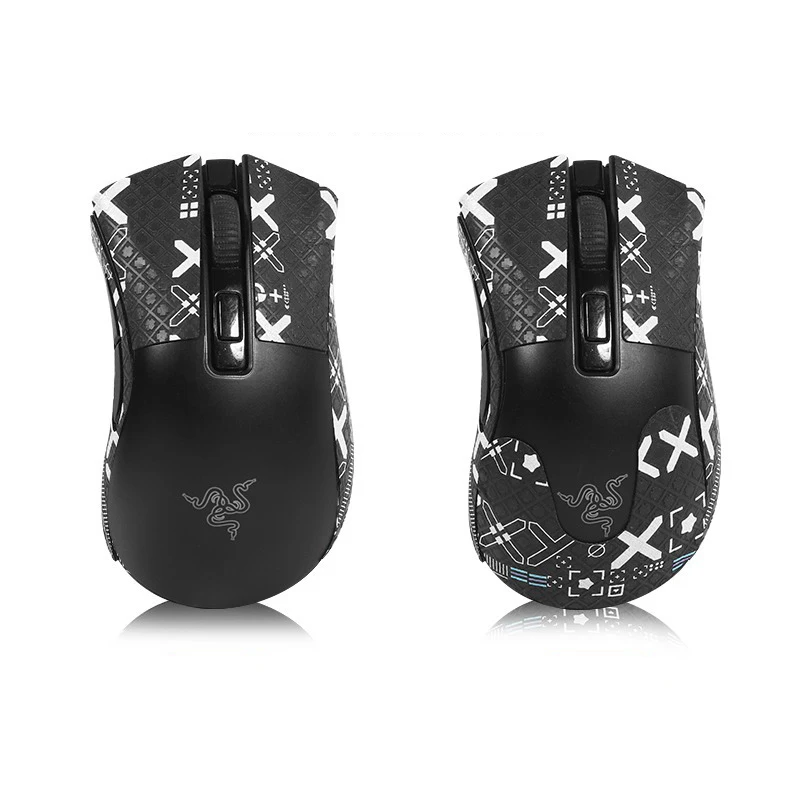 1 Set Set Tape Tape Coulker Non Slouch Suck Pow Mouse Sticker pre Razer Deathadder V2 Mini Game Mouse Decor Doplnky