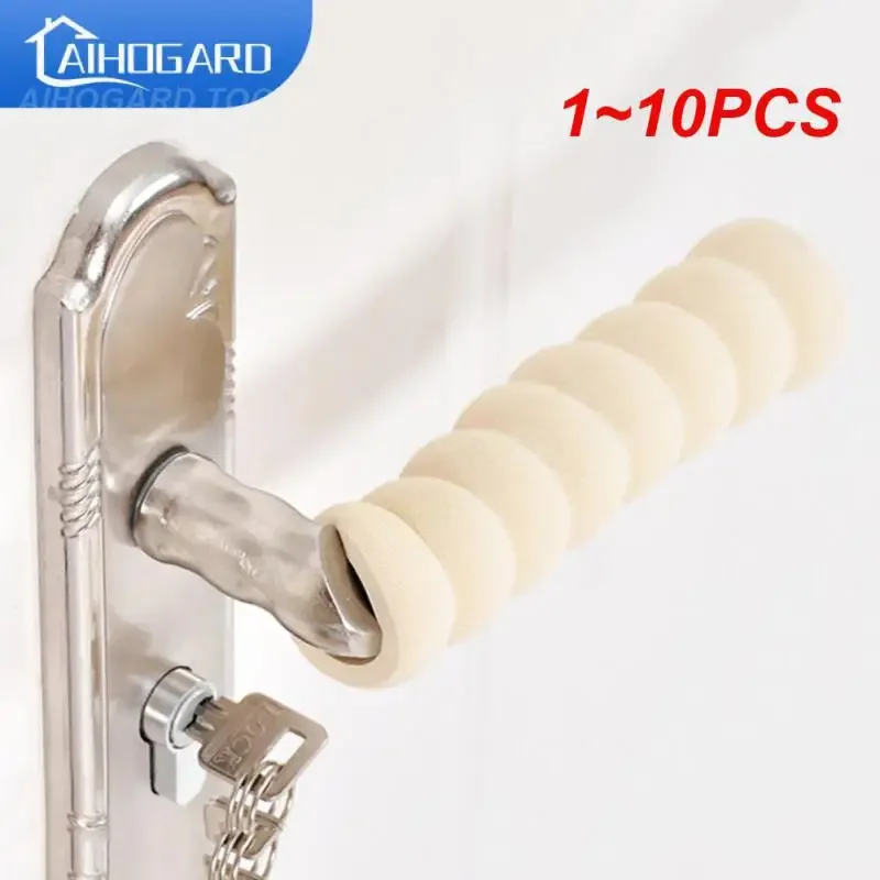 1 ~ 10 pcs dvere Kryt gombíka Cover tlmič na haváriu Pad na stenu ochrana Soft Foam Dvere Protector Anti Collision Domáce príslušenstvo pre dieťa