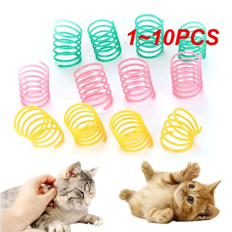 1 ~ 10 pcs Pet Toy Hrage Design Design Interaktívna jarná hračka pre mačky Cat Entertainment nevyhnutnosť pre milovníkov mačiek mačka Spring Toy
