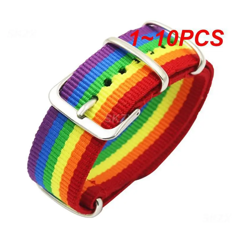 1 ~ 10ks náramky z dúhových náramkov skvelých večierkov Unisex Design Dúhové príslušenstvo pre udalosti