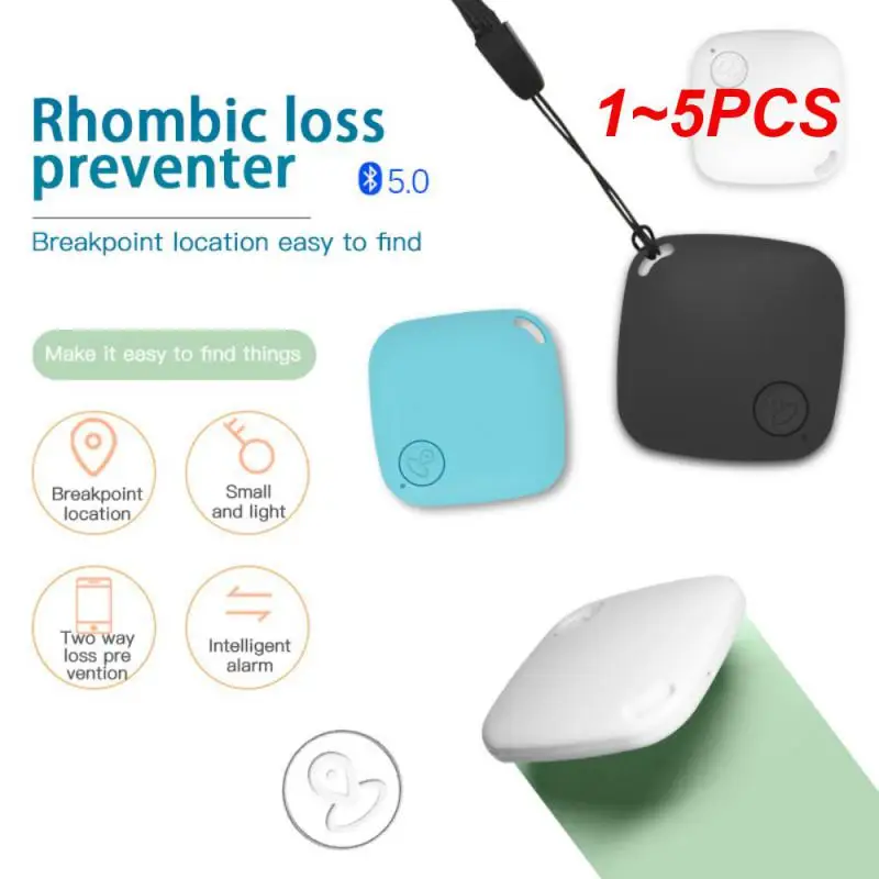 1 ~ 5ks Mini inteligentné GPS 4.0 Zariadenie prevencie strát pre prevenciu mačacieho psu Pet Loss Tracker Wallet Key Key