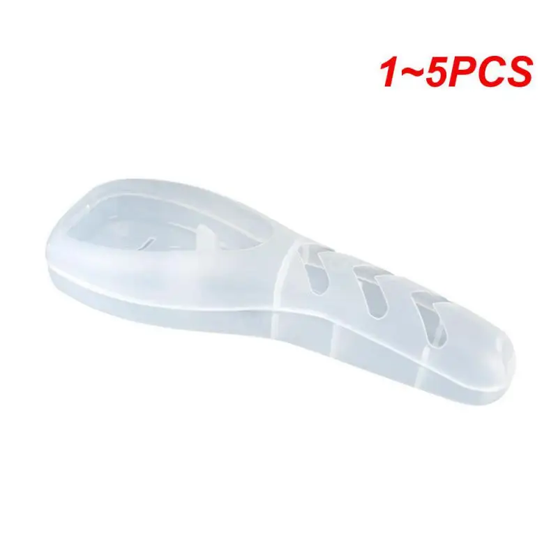 1 ~ 5ks na holenie stroja Storage Box Transparentné úložisko domácnosti Razor Blades Držiteľ domácich príslušenstiev nástroje holiaceho strojčeka