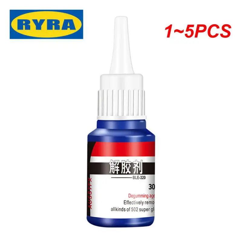 1 ~ 5pcs Odstránenie ofsetového adhézneho etractantu 30G Home nástroj Naklonenie lepidla Univerzálne 502 Glue Remover Multifunkčné rýchle sušenie