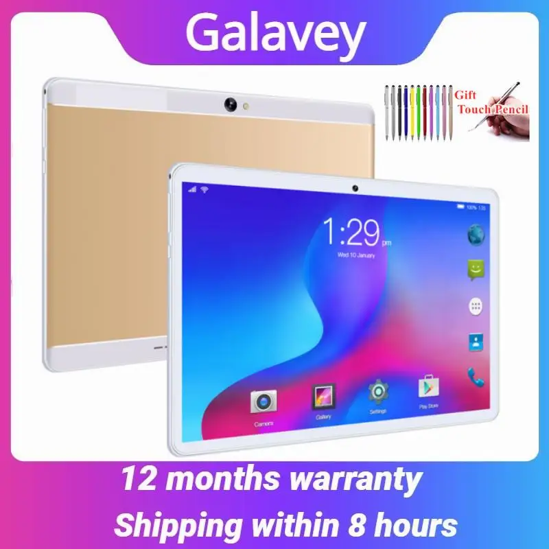 10.1 '' K109 Andriod 7,0 2GBDDR3+32 GB ROM Home Tablety LTE Telefónny hovor MTK6735 TABLET PC 1920 x 1200