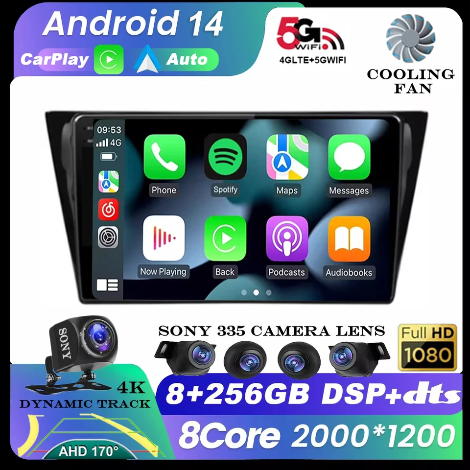 10,1 palca Android 14 pre VW Volkswagen Bora 2016 - 2018 CAR RADIOLESS CARPLAY AUTO AUTORADIO Stereo Multimedia Video Player