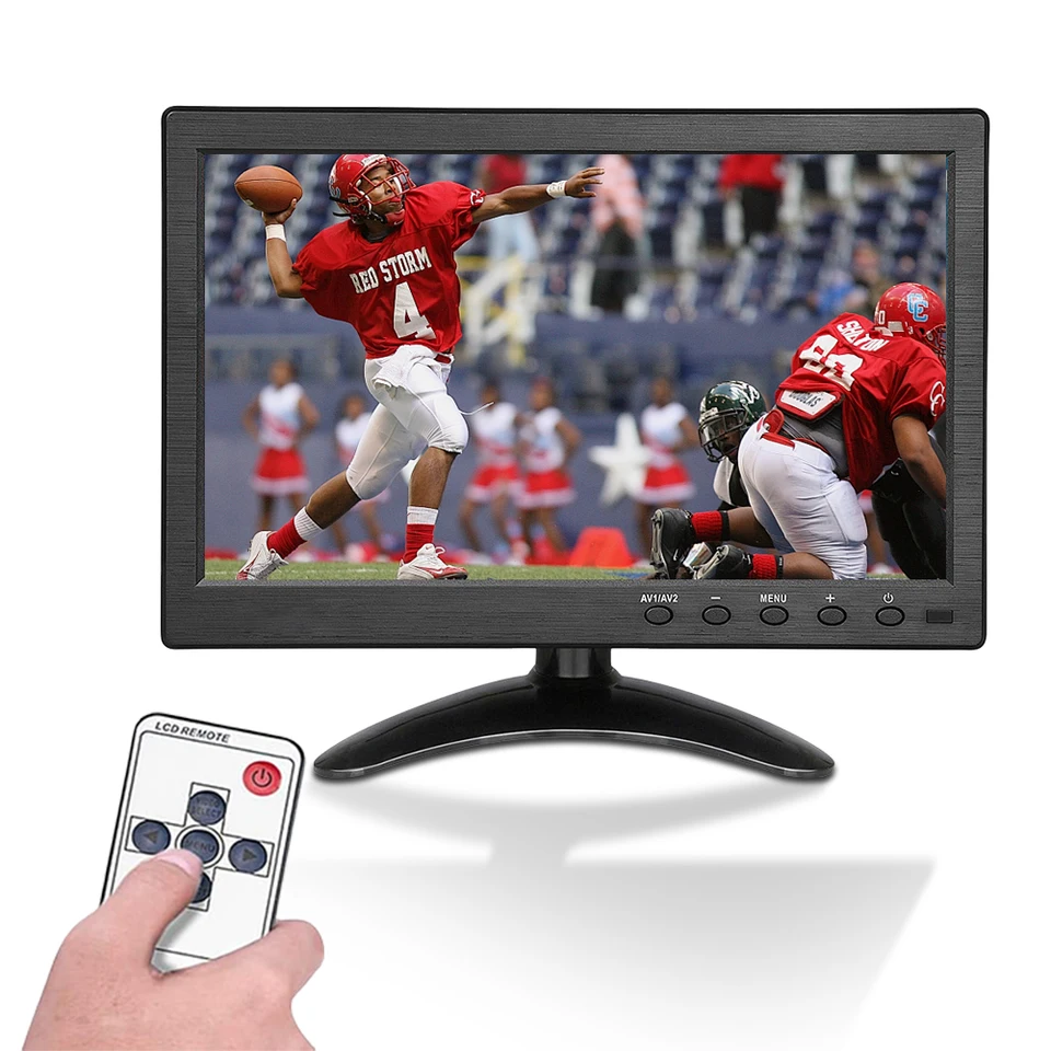 10,1 palcový monitor automobilu 1024x600 Rozlíšenie LCD farebná obrazovka s AV VGA Vstupný záložný fotoaparát sub monitor pre TV a počítač displej