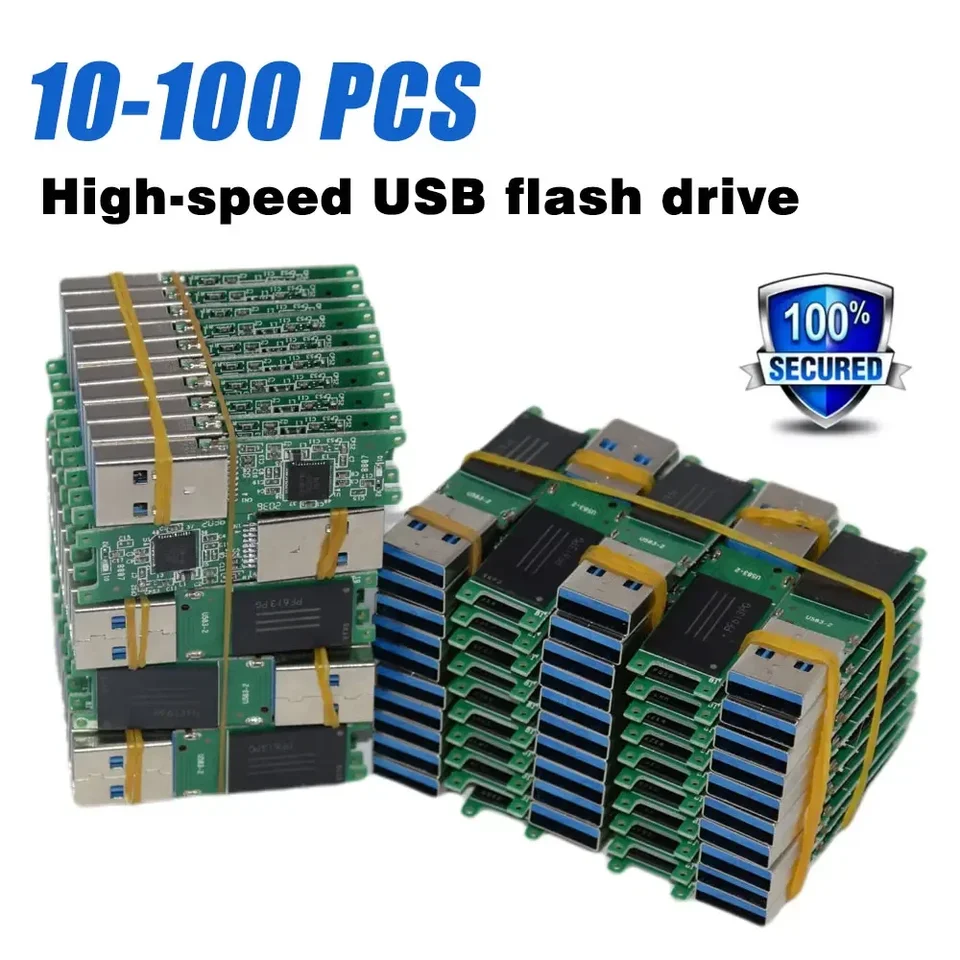 10-100ks/veľa USB 128 GB 3.0 polotovarovaný čip USB Flash Drive Pendrive 8 GB 16 GB 32 GB 64 GB 128 GB Pamäťové palice Flash U Disk