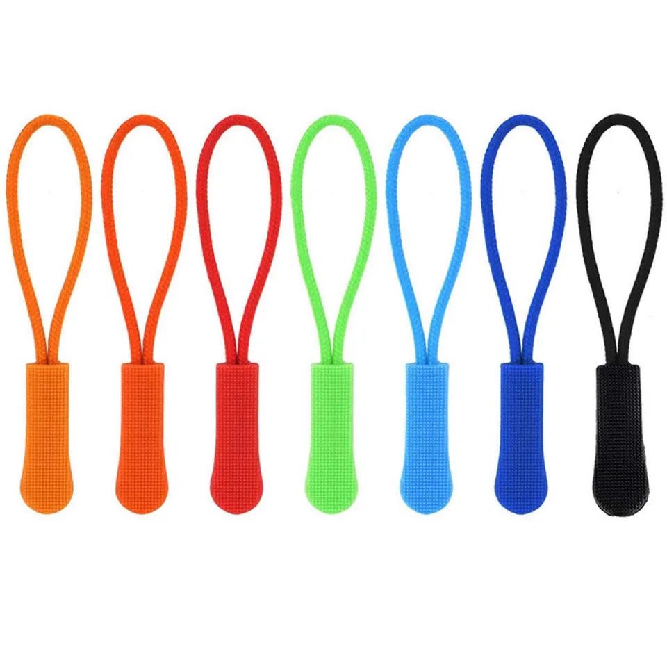 10-100ks zips Pull Pull Pull Pull End Fit Tag Tag Výmena sponky Zlomený spona Fixer Zips Tab Cestovný vak