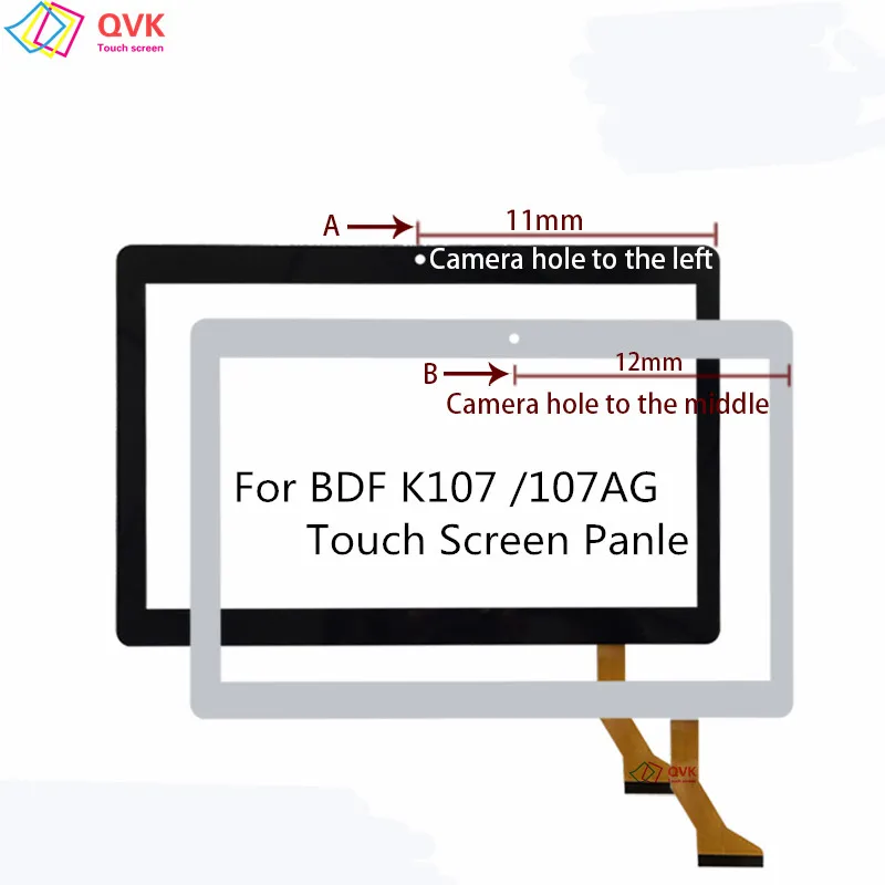 10.1inch Nový 237*167 164 mm tableta kapacitnej dotykovej obrazovky Senzor Externý sklenený panel pre BDF K107 K107AG K107FXGA1