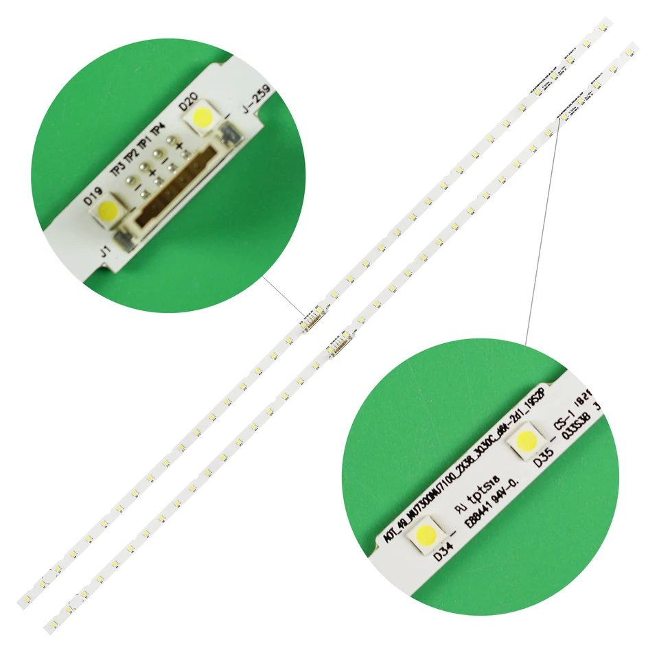 10/20/100/130pcs LED podsvietenie AOT_49_NU7300_NU7100 UE49NU7140 UE49NU7100 UN49RU7100G UN49RU7100 UN49NU710DF UN49NU7100G