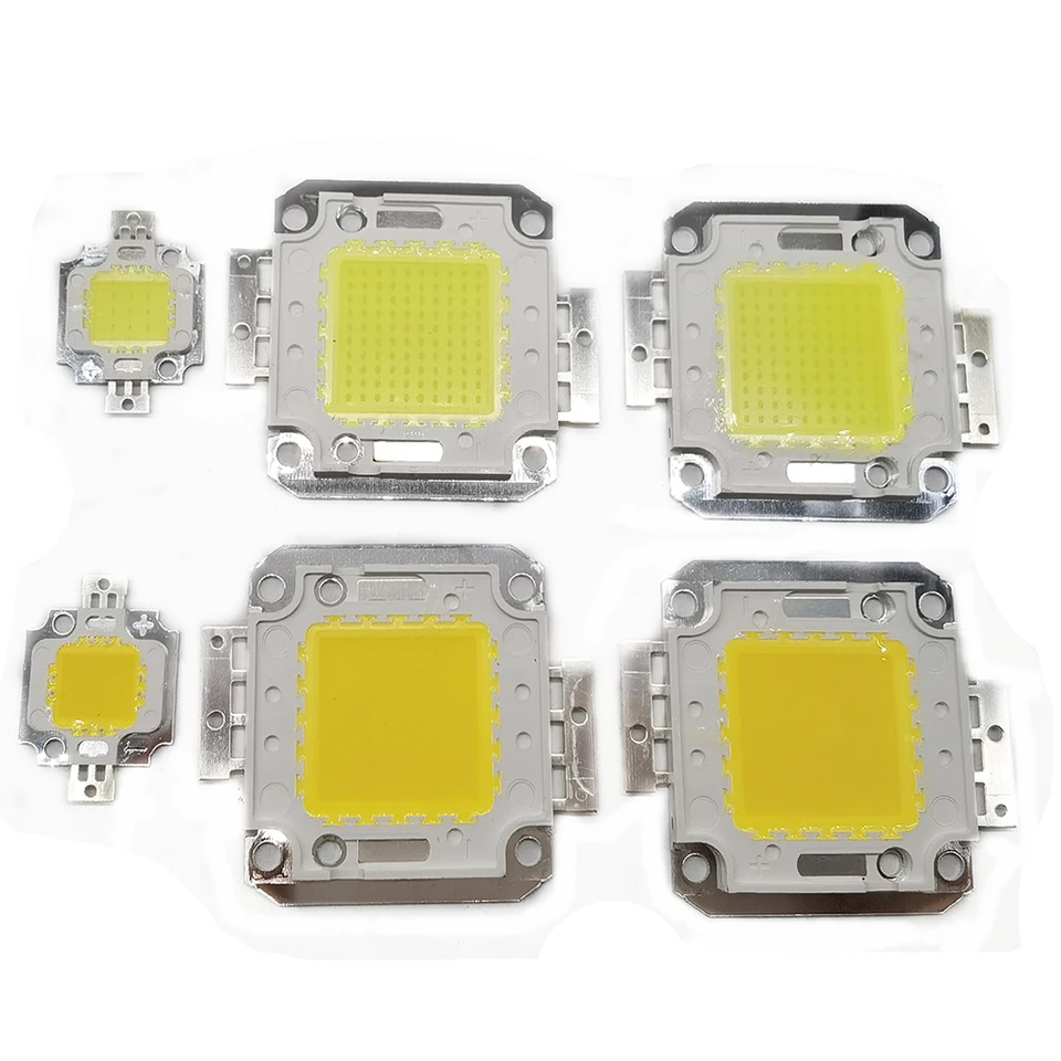 10/20/30/50/70/100 W DC 12V 36V COB LED čipy žiarovky žiaroviek pre reflektor pre reflektor Lightlight Garden Square Integrované svetlo LED guľôčky