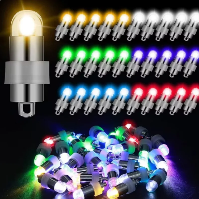 10/20/30/50ks vodotesné LED osvetlenie LED sezónne osvetlenie pre balóny papierové lampy Balón svadobné Halloween Vianoce