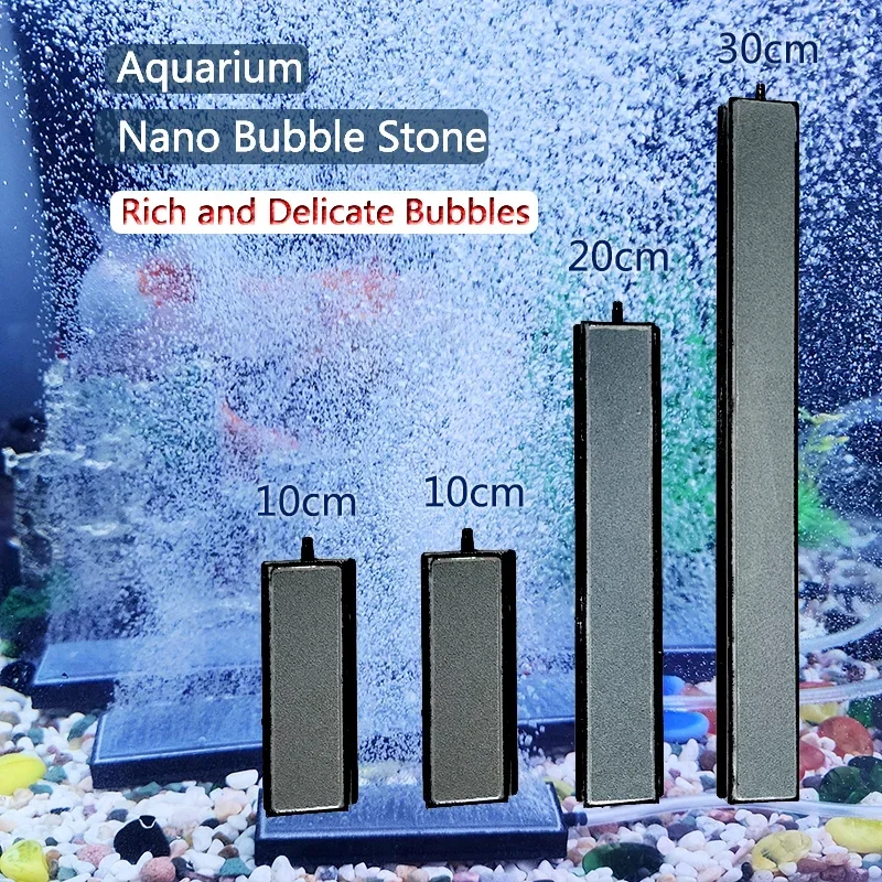 10/20/30 cm nano vzduchové čerpadlo pieskové kamenné akvárium kyslíkové čerpadlo čerstvý vzduch kameň nano bublina bar Aquarium Fish nádrže Odvzdušnenie čerpadla