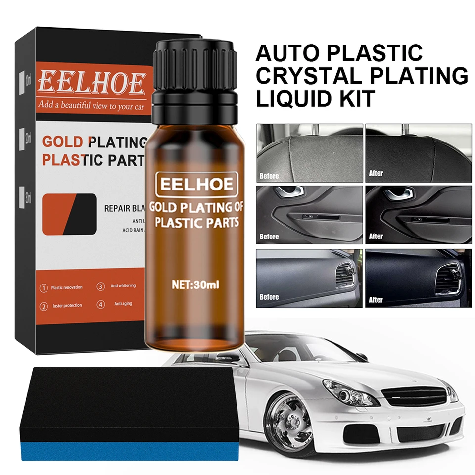 10/20/30 ml plastový opravárenský agent s plastovými plastovými dielmi renovuje auto plastové kryštalické potiahnutie leštiaceho kvapaliny