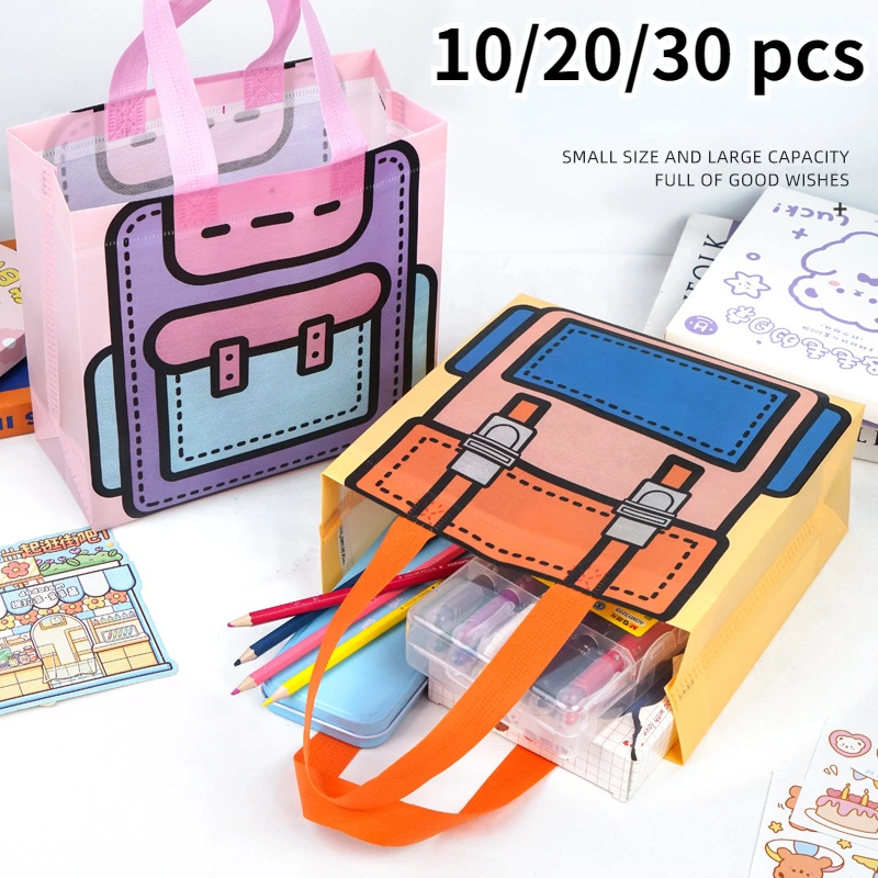 10/20/30ks Darčeky Balenie tašky Karikatúra Školská taška Tvar Candy Snack Selback Tašky pre deti pre deti