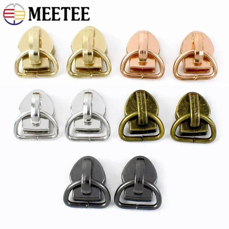 10/20/30ks Meettee 5# Zipper Slider pre nylonové zips D Ring Dips Strger Bag Bag zips Oprava súpravy DIY Šijacie príslušenstvo