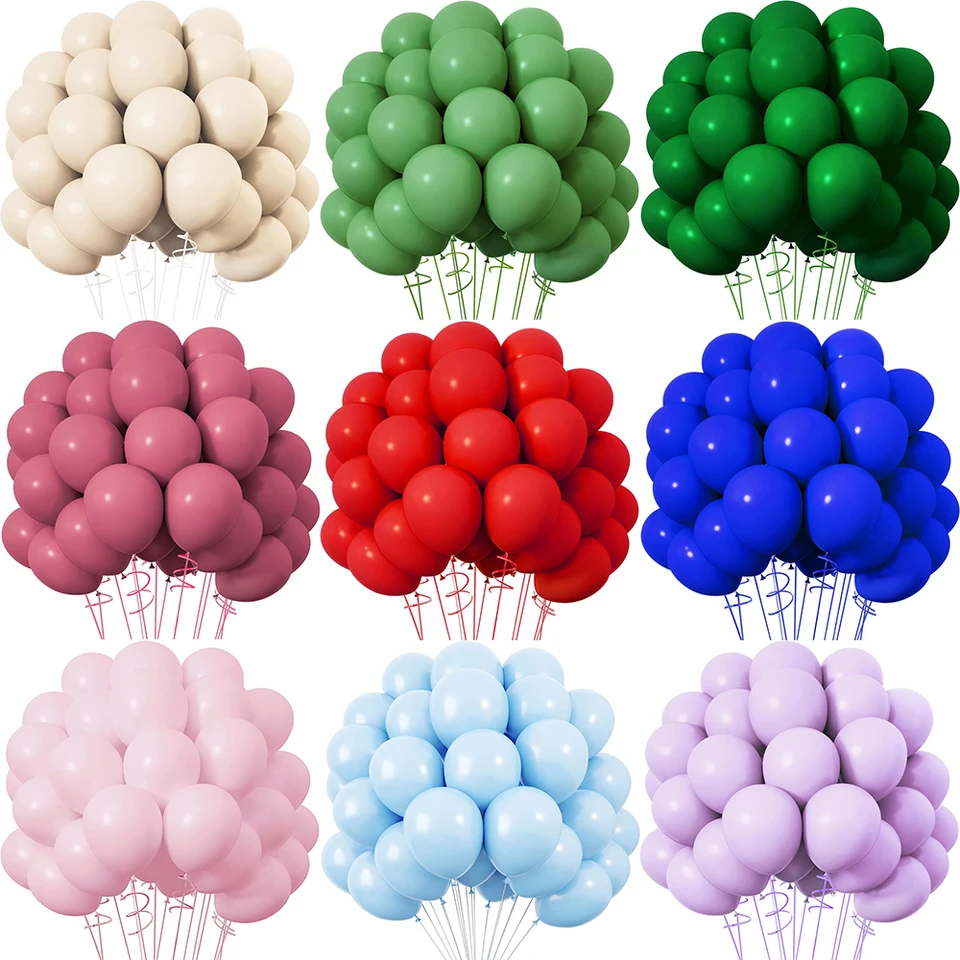 10/20/30ks retro zelené balóny piesok biele ružové kráľovské modré latex Balón narodeniny bábätká DECOND DECON Svadobné héliové glóbus
