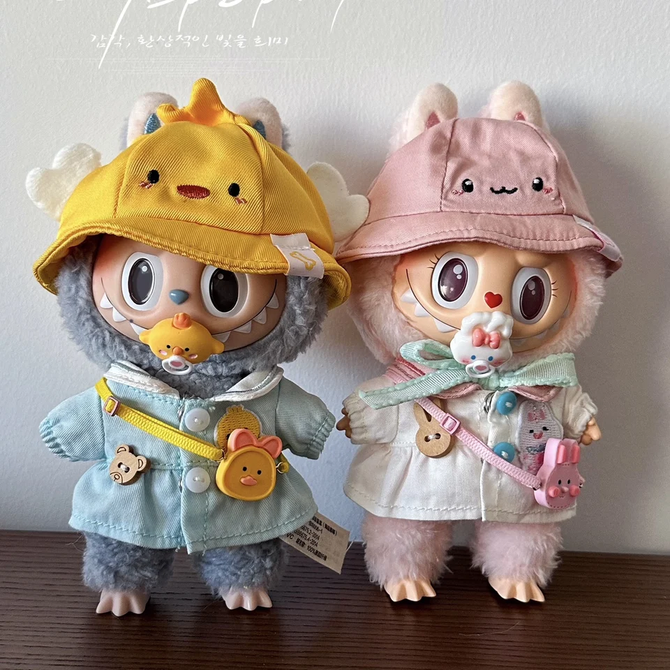 10/20/40 cm detské oblečenie Labubu Mokoko Cloth Cotton Doll Attribte Attribute zadarmo materské nasadené oblečenie