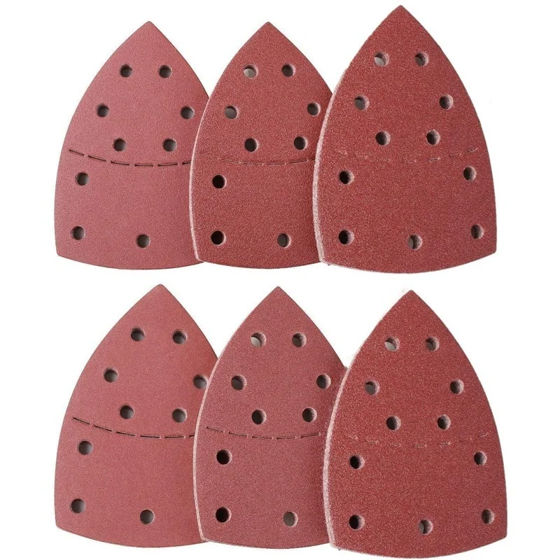 10/20/40 ks 11 dier myši 40-2000 Grits Paper Detail Banding Sander Sander PSM PSM trojuholníkový brúsny papier detail multi