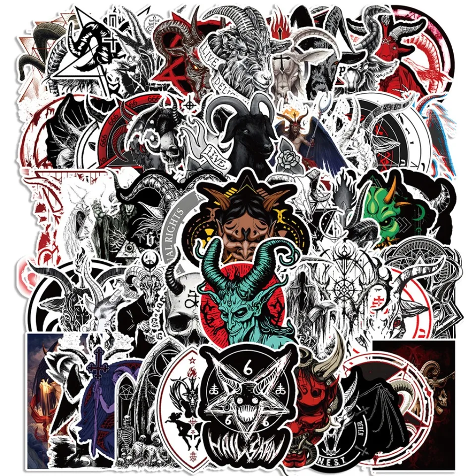 10/20/50ks graffiti satan nálepky pre DIY vodotesné scrapbooking telefón prenosný kufrík na skateboard motocyklovú prilbu