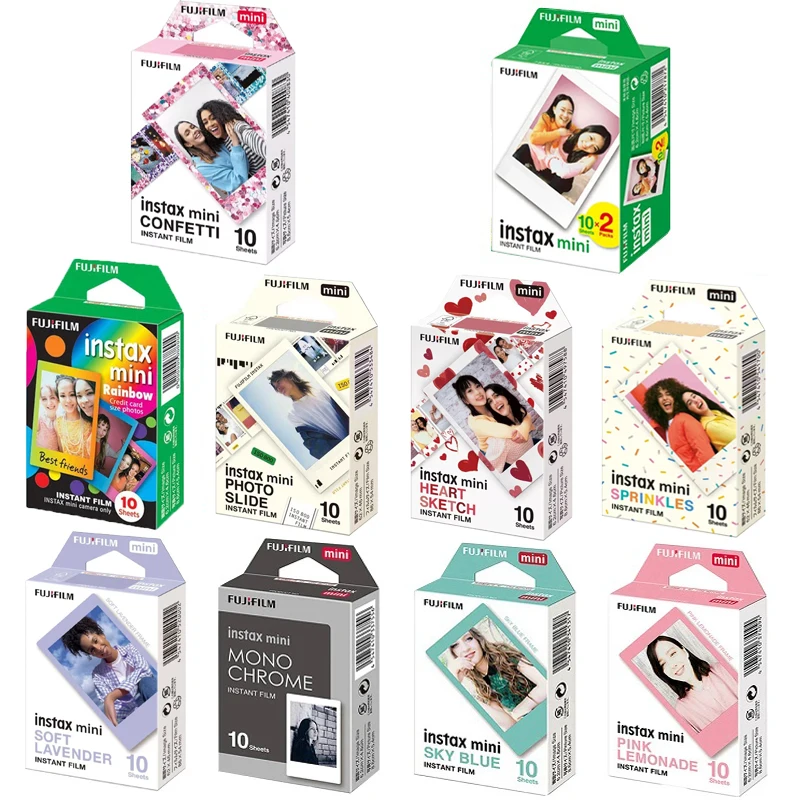 10/20 listov Fujifilm Instax Mini 12 filmov 3 palcový film Instax pre okamžitú kameru Mini 40 99 SE 7+ EVO 90 Liplay Link Photo papier