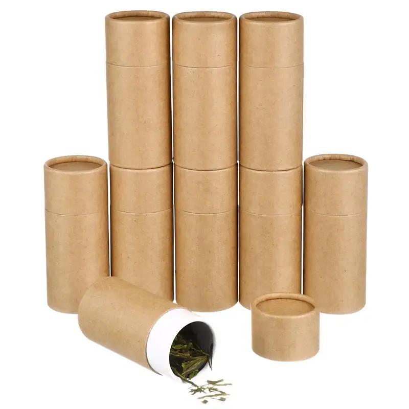 10/20ks 30/50/100 ml olejové balenie fľaše Kraft Paper Paper Cartard Cartboard Ripstick Perfum Perfum éterický olej na fľašu Fľašu Balenie